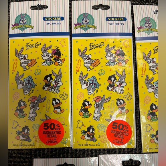 Vintage baby looney tunes stickers - Picture 2 of 2
